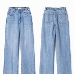 Garage Light Blue Flare Jeans